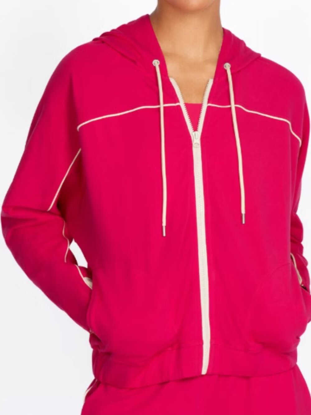 NWT Johnny Was Calme Zip Up Dolman Hoodie XXL O43922-4
